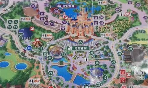 上海迪士尼乐园地图_上海迪士尼乐园地图高清版