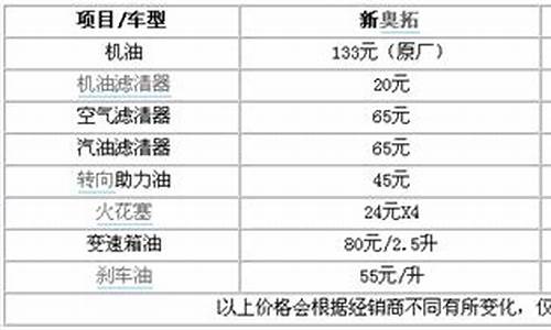 乐驰保养灯怎么消_乐驰汽车保养费用